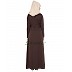 Designer Abaya in Dark Brown color